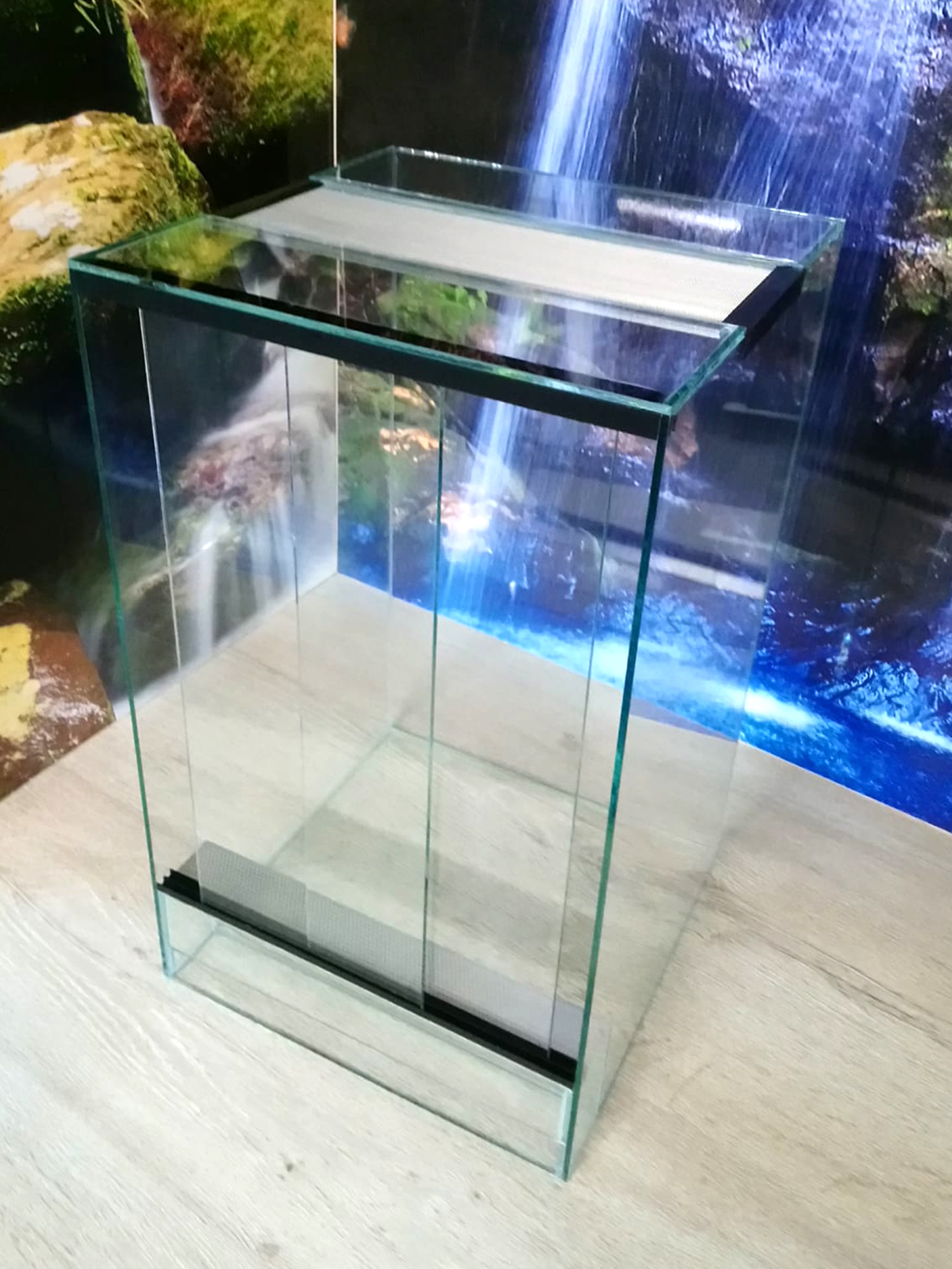 Glasterrarium 50 x 40 x 80 cm (BxTxH) mit Schiebetür
